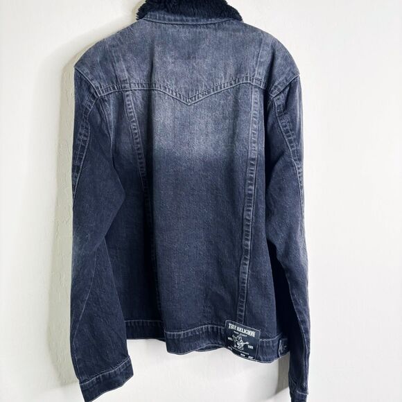 True Religion Jimmy Sherpa Jean Jacket - Picture 7 of 8